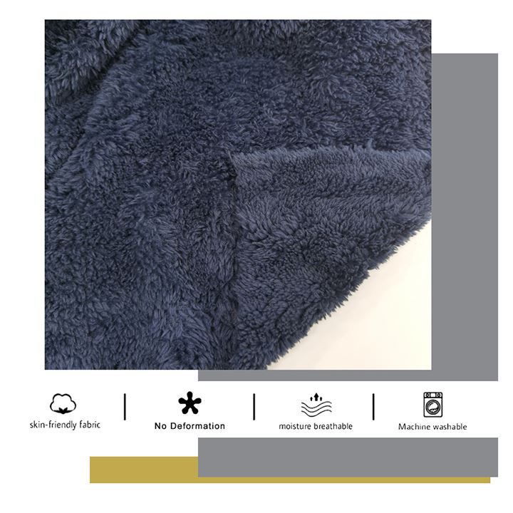 100% Polyester Double Side Sherpa Fabric