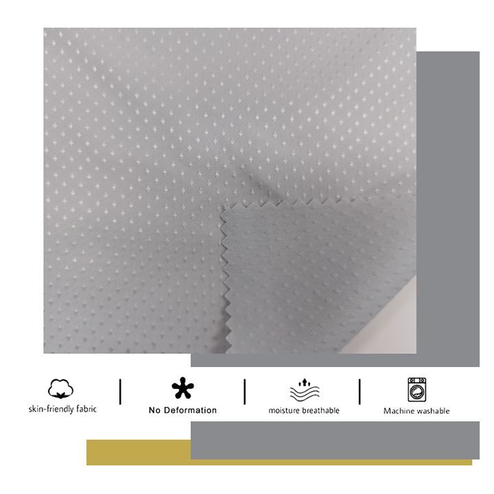 Polyester 4 way Stretch Dobby Fabric