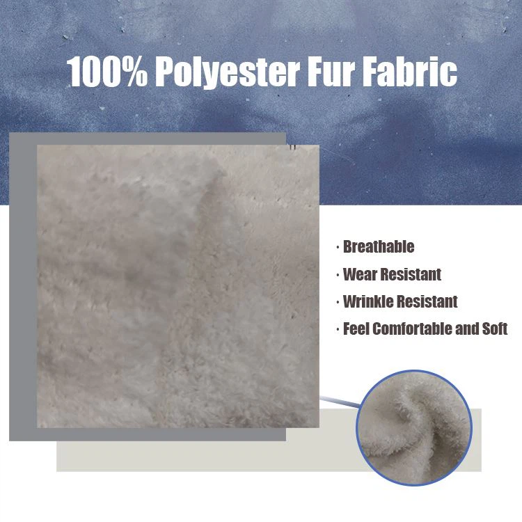100% Polyester Fur Fabric