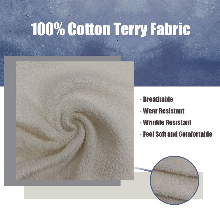 100% Cotton Terry Knitted Fabric