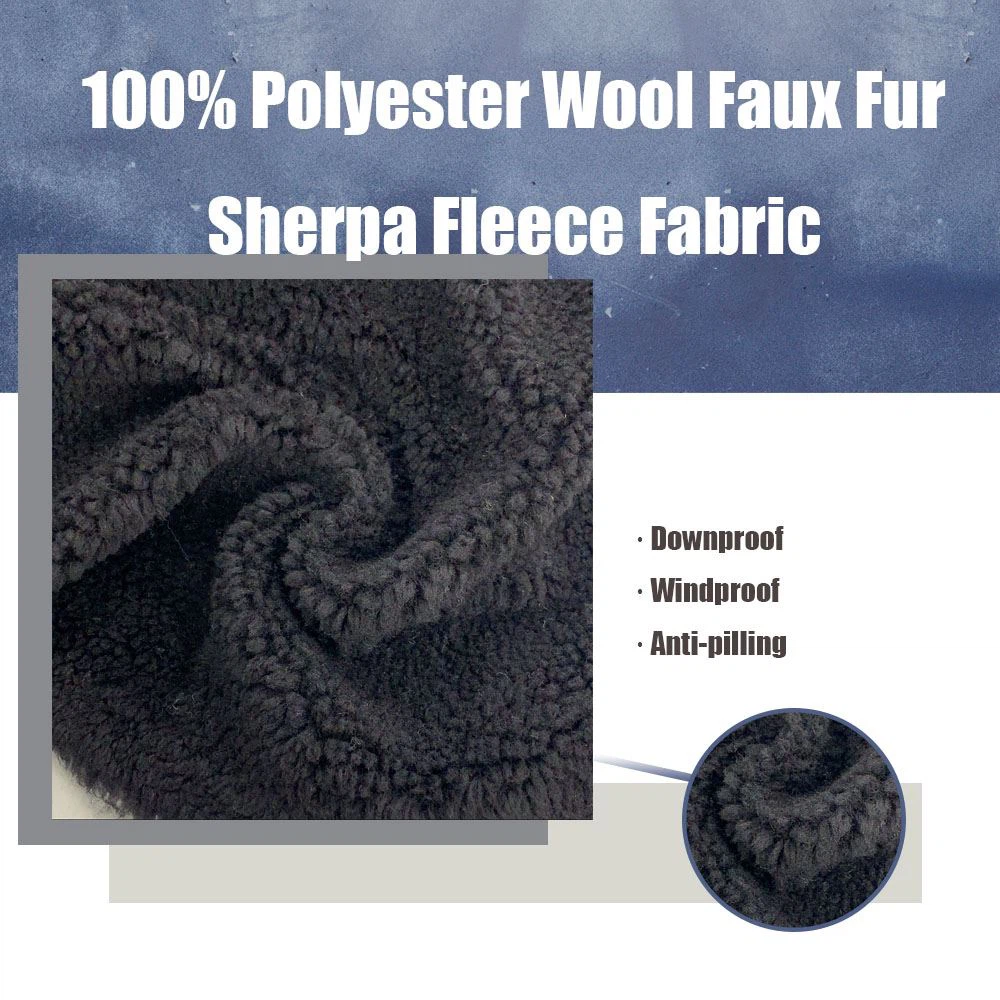 Polyester Sherpa Fleece Fabric Polyester Sherpa Fleece Fabric