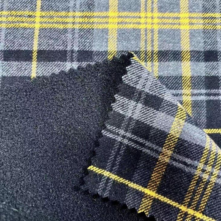 Cotton Polyester Yarn Dyed Bonded Fabric