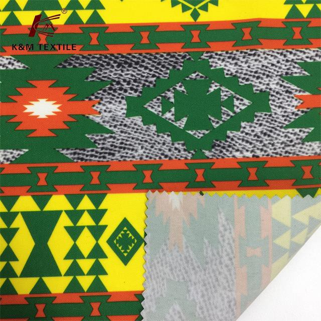 100% Polyester Print Coated Oxford Fabric