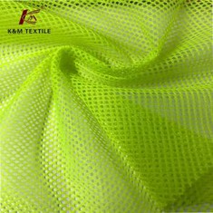100% Polyester Fluorescence Color Big Pole Mesh Fabric