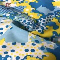 Printed Fabric 4 Way Stretch Polyester Lycra Spandex Fabric