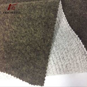 Wool Polyester Knitted Softshell Fabric