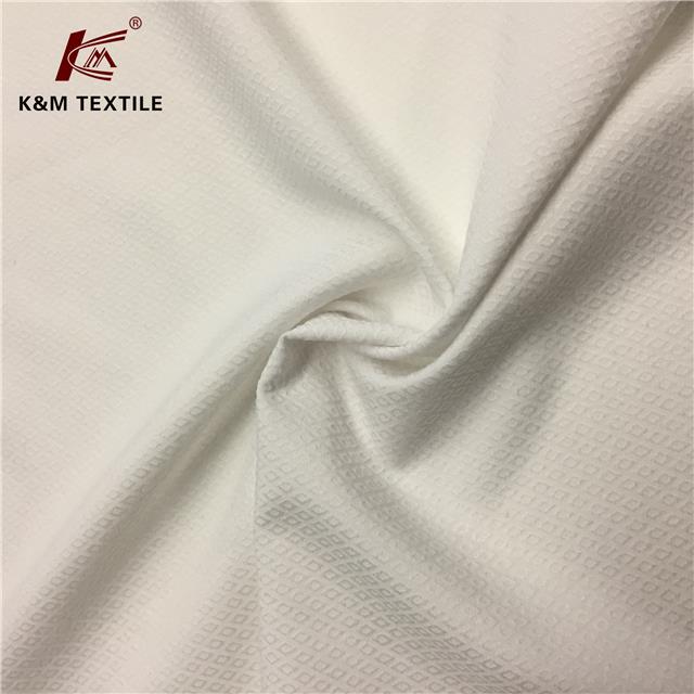 Solid Jacquard Spandex Polyester Stretch Fabric