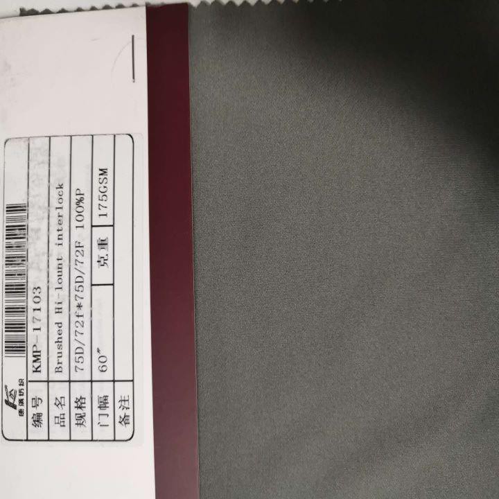 Polyester Interlock Knitted Fabric