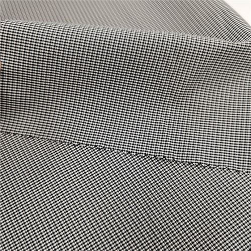 Women's polyester plaid shirt