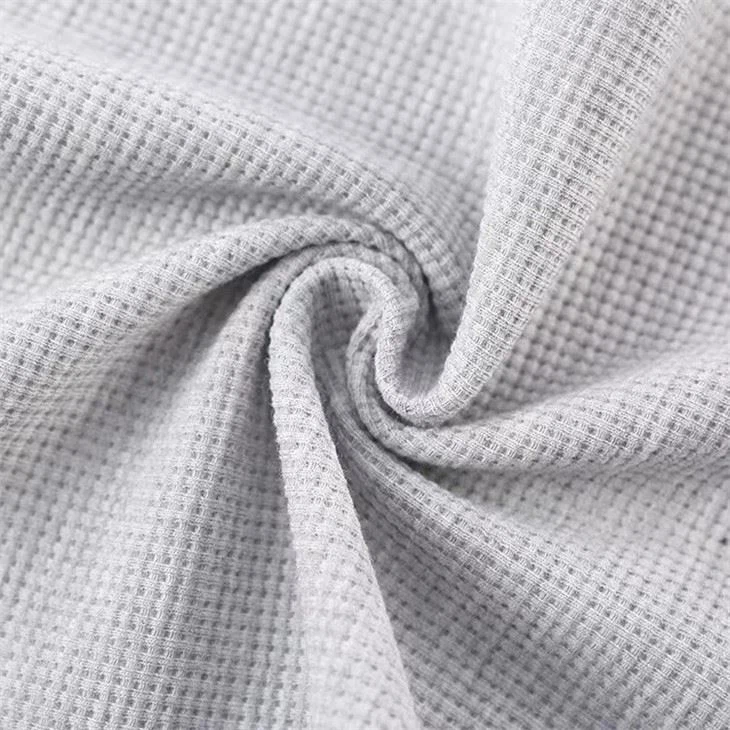 Polyester Rayon Spandex Waffle Fabric
