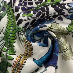 Printed Viscose Silk Fabric