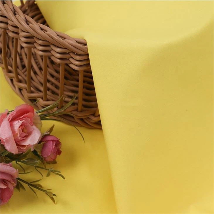 Wholesale 60S 70% TE 30%Cotton Woven Plain Dye Fabric For Shirt Women's Garment Pants