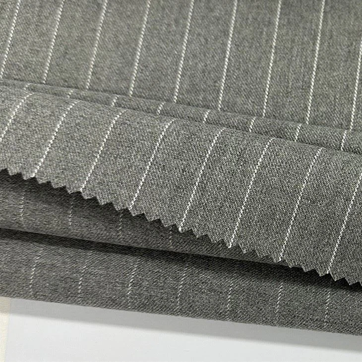 TR Stripe Woven Fabric For Pants